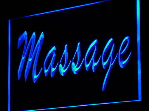 Massage Shop Services Display Neon Light Sign